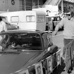 Steve McQueen Car Steve McQueen getting in the car.