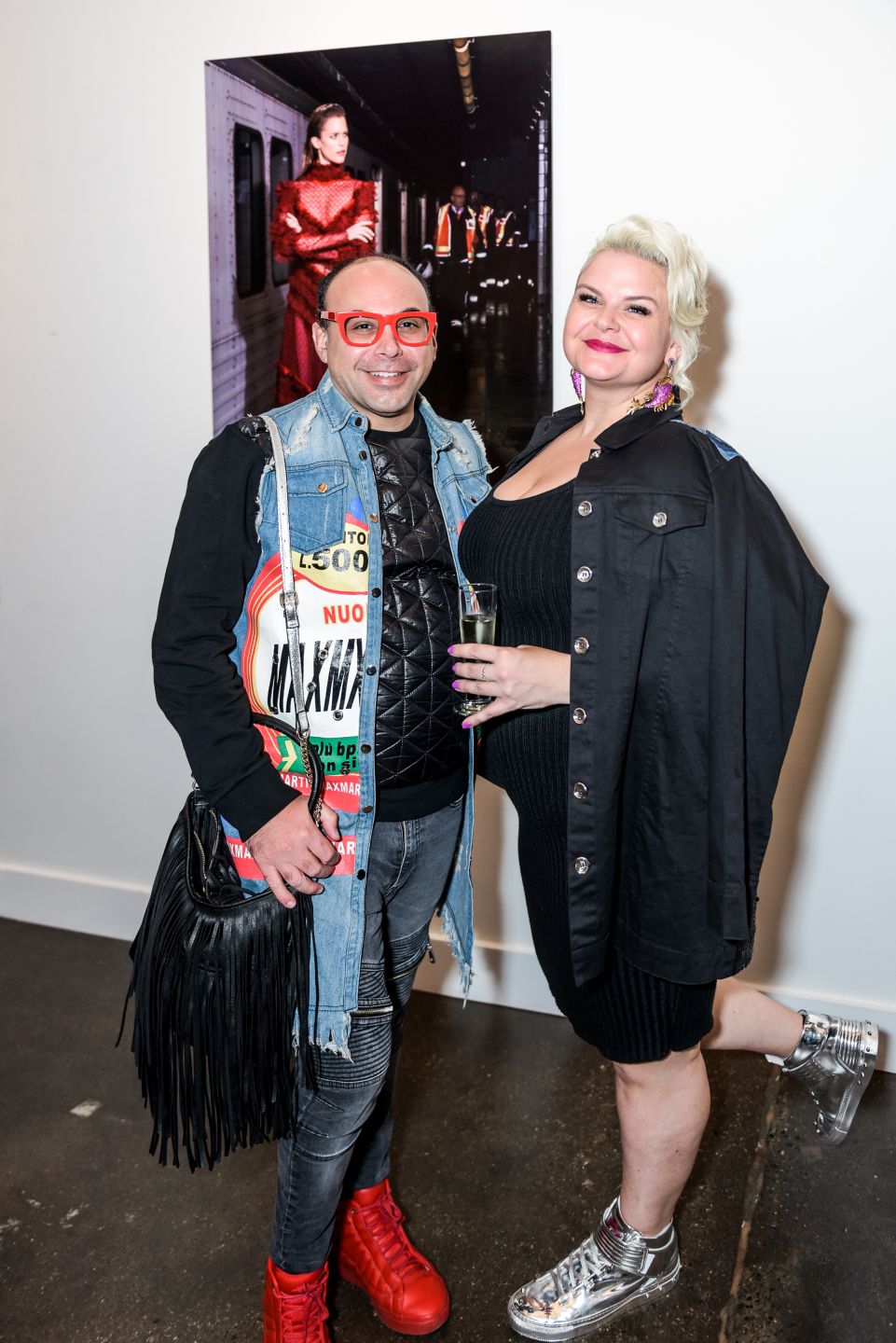 Lindsay Anne Delaney Exhibition_Fasion Foundry_nsbkim-8358 Matty Fab Avenue & Artist Lindsay Anne Delaney