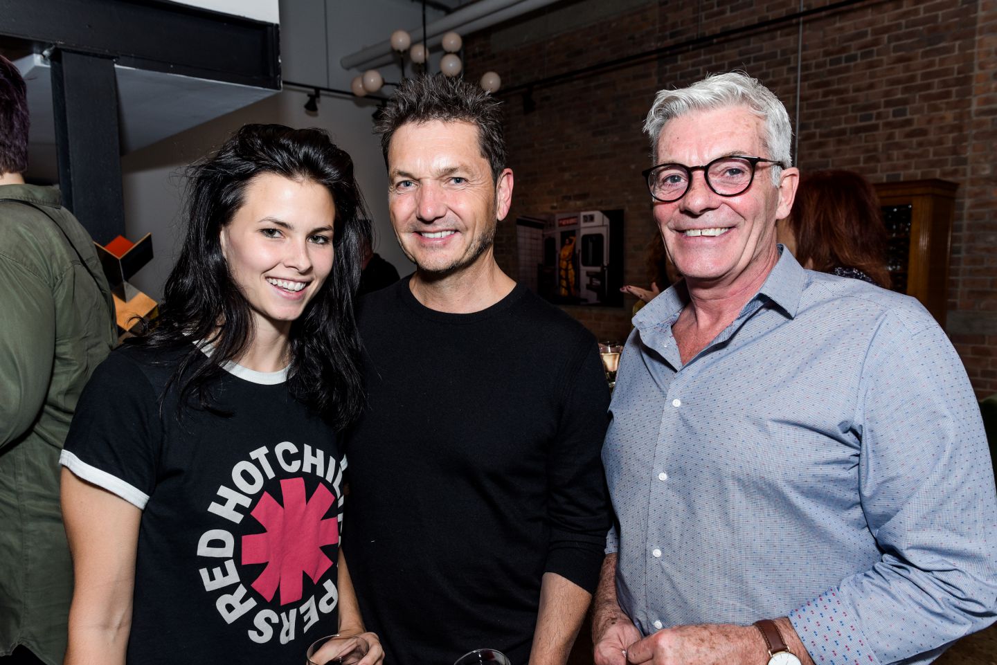 Lindsay Anne Delaney Exhibition_Fasion Foundry_nsbkim-8398 Nicolette Noble, Director TJ Scott, and Jeff Dinan